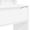vidaXL Bedroom Dressing Tables High Gloss White 80 x 39.6 x 135 cm