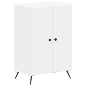 vidaXL Shoe Cabinet BREDA 59.5 x 39.5 x 90 cm Engineered Wood White