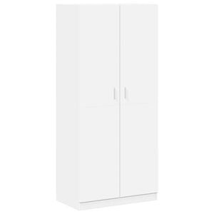 vidaXL Wardrobe White 90x52x200 cm Engineered Wood