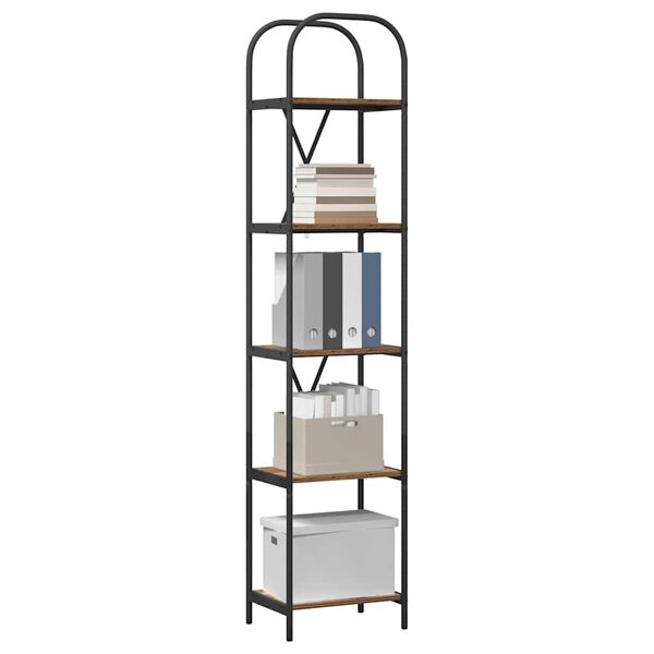 vidaXL Bookshelf Old Wood 40 x 30 x 183 cm Engineered wood