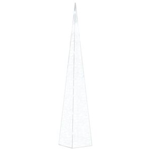 vidaXL Acrylic Decorative LED Light Cone Cold White 90 cm