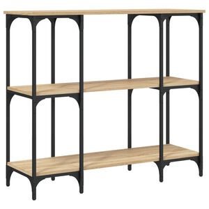 vidaXL Console Table Sonoma Oak 102x35x90 cm Engineered Wood