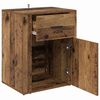vidaXL Bedside Cabinet Old Wood 35 x 50 x 60 cm Engineered Wood