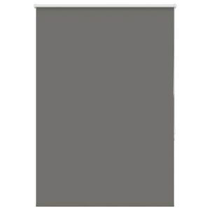 vidaXL Roller Blind Blackout Grey 105x130 cm Fabric Width 100.7 cm Polyester