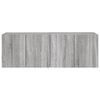 vidaXL TV Cabinets Wall-mounted 2 pcs Grey Sonoma 60x30x41 cm