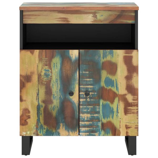 vidaXL Sideboard with 2 Doors 60x33x75 cm Solid Wood Reclaimed