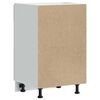 vidaXL Kitchen Base Cabinet Lucca White Engineered Wood