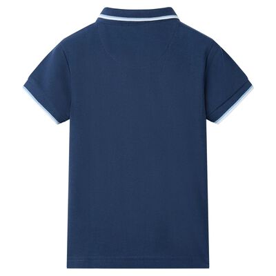 Kids' Polo Shirt Dark Blue 92