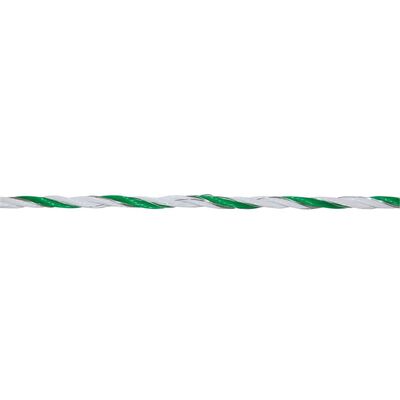 Kerbl Electric Fence Rope Star 400 m White and Green 44528