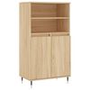 vidaXL Highboard Sonoma Oak 60x36x110 cm Engineered Wood