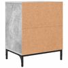 vidaXL Bedside Table Concrete grey 49 x 36 x 61 cm Engineered wood