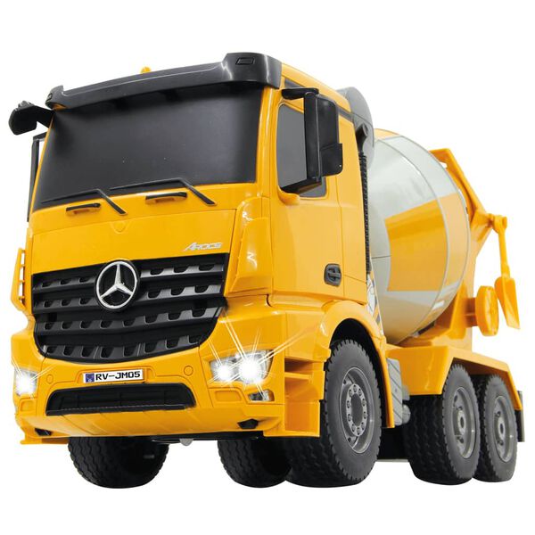 JAMARA RC Concrete Mixer Mercedes-Benz Arocs 1:20 Yellow