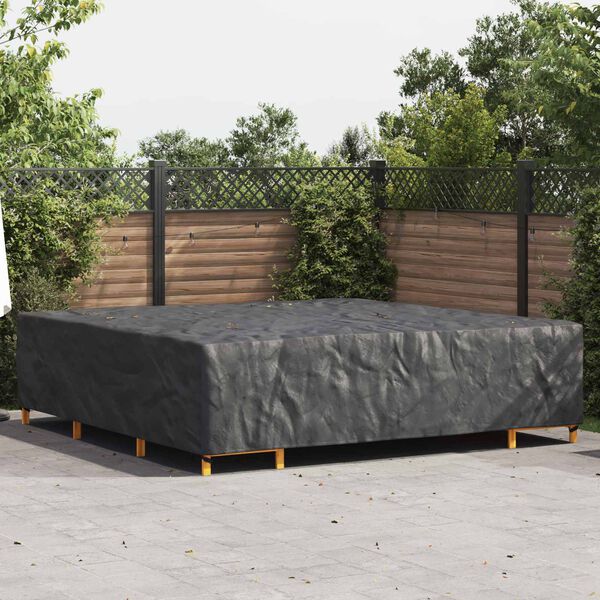 vidaXL Furniture Cover Plain Black 300 x 300 x 70 cm 420D