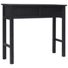vidaXL Console Table Black 90x30x77 cm Wood