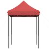 vidaXL Party Tent Folding Burgundy 200 x 200 x 306 cm Oxford Fabric