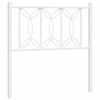 vidaXL Metal Replace Headboard White 80 cm
