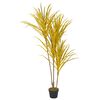 vidaXL Artificial Plant Dracaena with Pot Yellow 125 cm