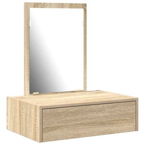 vidaXL Dressing Table Brown 60 x 40 x 70 cm Engineered Wood