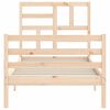 vidaXL Bed Frame without Mattress 100x200 cm Solid Wood