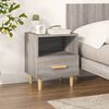 vidaXL Bedside Cabinet Grey Sonoma 40x35x47 cm