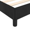 vidaXL Bed Frame without Mattress Black 120x190 cm Small Double Velvet
