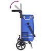 vidaXL Shopping Trolley Blue 36.5 x 46.5 x 100.5 cm Oxford fabric