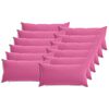 vidaXL Cushion Cover 12 pcs HEERLEN Pink 40 x 80 cm Polyester