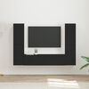 vidaXL TV Cabinet Set 6 pcs Black Engineered Wood