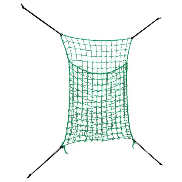 vidaXL Hay Nets 2 pcs Rectangular Green 200x120 cm PP