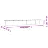 vidaXL Garden Raised Bed 360x80x40 cm Corten Steel