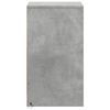 vidaXL Bedside Cabinets with LED Lights 2 pcs Concrete Grey Engineered Wood