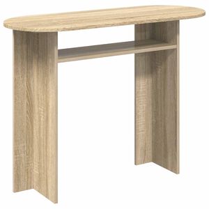 vidaXL Console Table Sonoma Oak 100 x 39.5 x 75 cm Engineered Wood