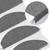 vidaXL Stair Mats Self-adhesive 20 pcs Grey 65x22.5x3.5 cm