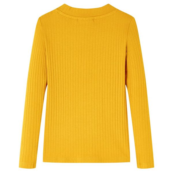 Kids' T-shirt with Long Sleeves Ochre 116