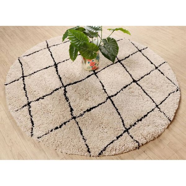 Dutch Lifestyle Rug Berlin Sanft 200 cm Round Beige