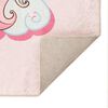 vidaXL Kids' Rug Pink 160x230 cm Unicorn Washable