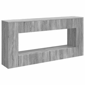 vidaXL Console Table Grey Sonoma 155 x 29 x 74 cm Engineered Wood