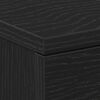 vidaXL Bedside Cabinet Black Oak 38x35x55 cm Engineered Wood