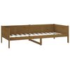 vidaXL Day Bed without Mattress Honey Brown Solid Wood Pine 90x190 cm Single