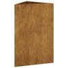 vidaXL Garden Planter 50x43x75 cm Corten Steel