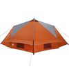 vidaXL Teepee Tent with Roof Grey and Orange 490 x 410 x 210 cm