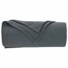 vidaXL Throw Blanket Dark Grey 170 x 130 cm Fleece