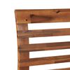 vidaXL Bed Frame without Mattress Solid Acacia Wood 140x200 cm