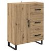 vidaXL Highboard with Drawer 2 pcs Artisan Oak Engineered Wood