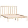 vidaXL Bed Frame without Mattress 140x190 cm Solid Wood Pine
