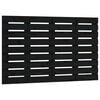 vidaXL Wall Headboard Black 96x3x63 cm Solid Wood Pine