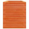 vidaXL Garden Planter Wax Brown 110x40x46 cm Solid Wood Pine