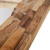 vidaXL Decorative Mirror Teak 60x60 cm Square