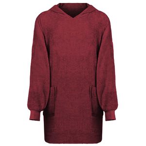 vidaXL Blanket Hoodie KINN Red L Cotton