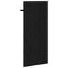vidaXL Wall-Mounted Coat Rack with Shelf Black Oak 40 x 10 x 90 cm